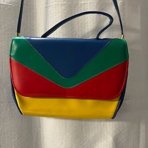 Vintage color block purse!